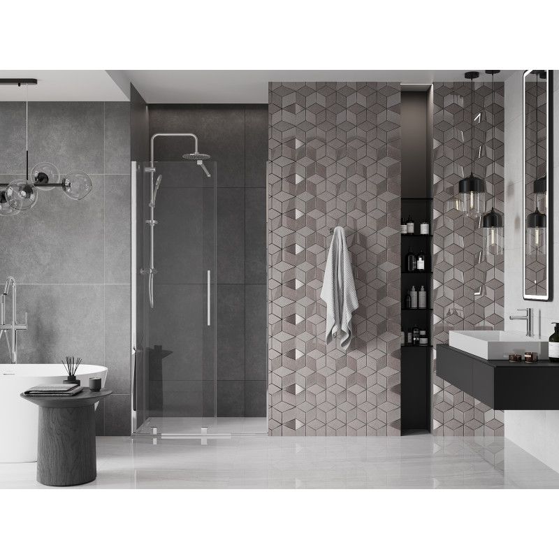 Drzwi prysznicowe Mexen Velar transparent chrom 120 cm 1 szt.