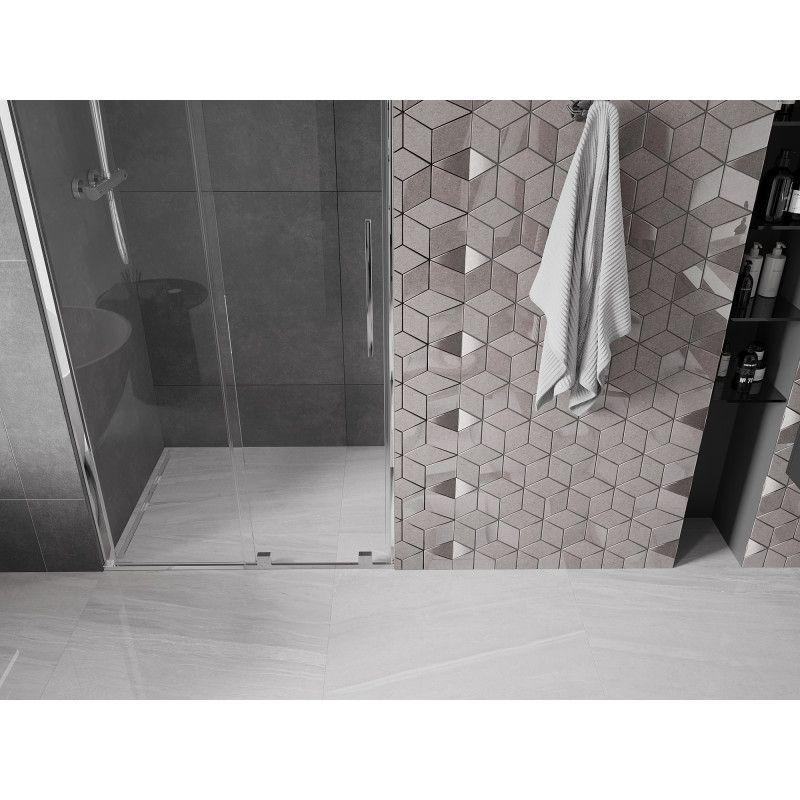 Drzwi prysznicowe Mexen Velar transparent chrom 120 cm 1 szt.