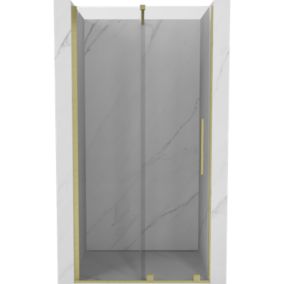 Drzwi prysznicowe Mexen Velar transparent złoty 100x200 cm 1 szt.