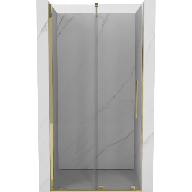Drzwi prysznicowe Mexen Velar transparentne złote 120x200 cm 1 szt.