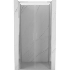 Drzwi prysznicowe podwójne uchylne Mexen Exo transparent chrom 70 cm 1 szt.