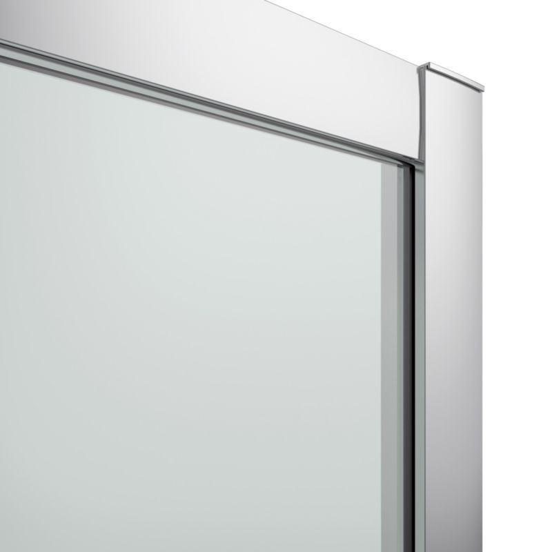 Drzwi prysznicowe przesuwne GoodHome Beloya trójdzielne 80 cm chrom/szkło lustrzane