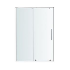 Drzwi prysznicowe przesuwne GoodHome Ezili 140 cm chrom/transparentne