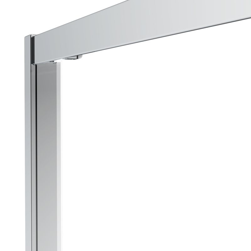 Drzwi prysznicowe przesuwne GoodHome Maza 120 cm chrom/transparentne