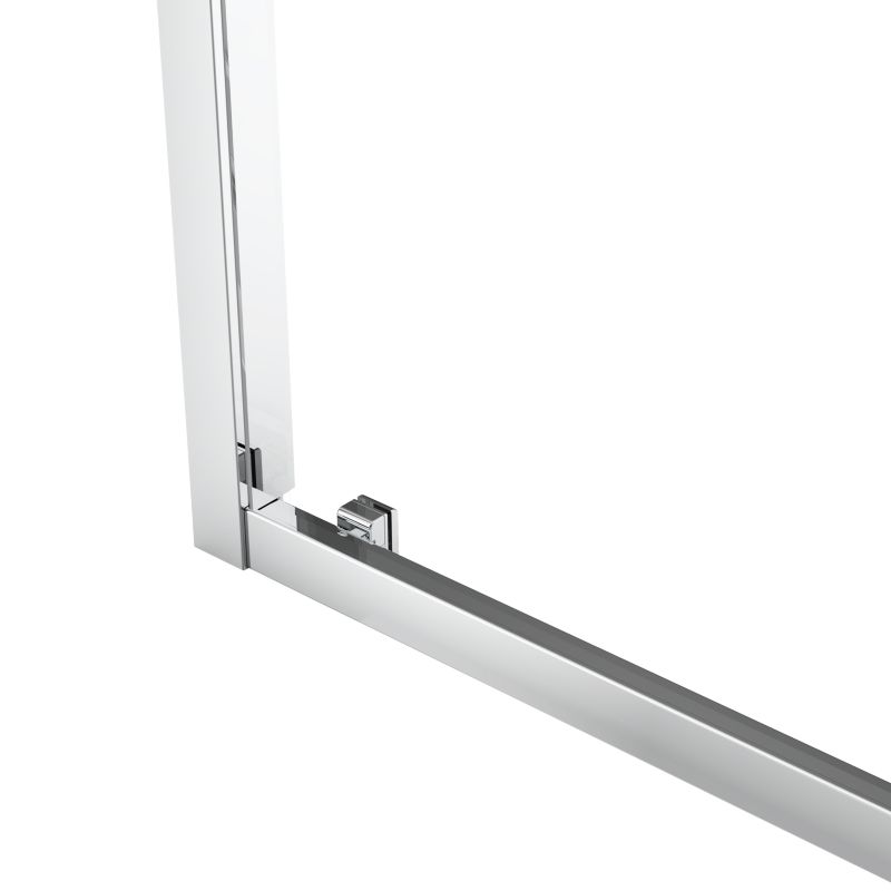 Drzwi prysznicowe przesuwne GoodHome Maza 120 cm chrom/transparentne