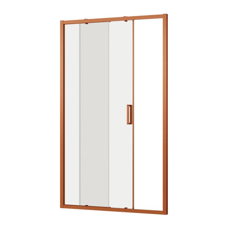 Drzwi prysznicowe przesuwne Ledava 120 cm miedziane/transparentne