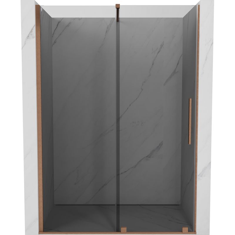 Drzwi prysznicowe przesuwne Mexen Velar grafit 150x200 cm 1 szt.