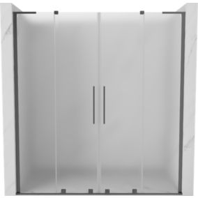 Drzwi prysznicowe przesuwne Mexen Velar gun metal 170x200 cm 1 szt.