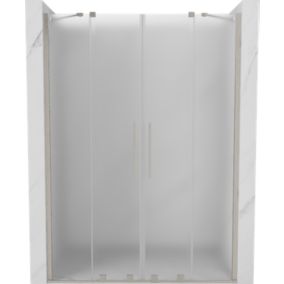 Drzwi prysznicowe przesuwne Mexen Velar szron 150x200 cm 1 szt.