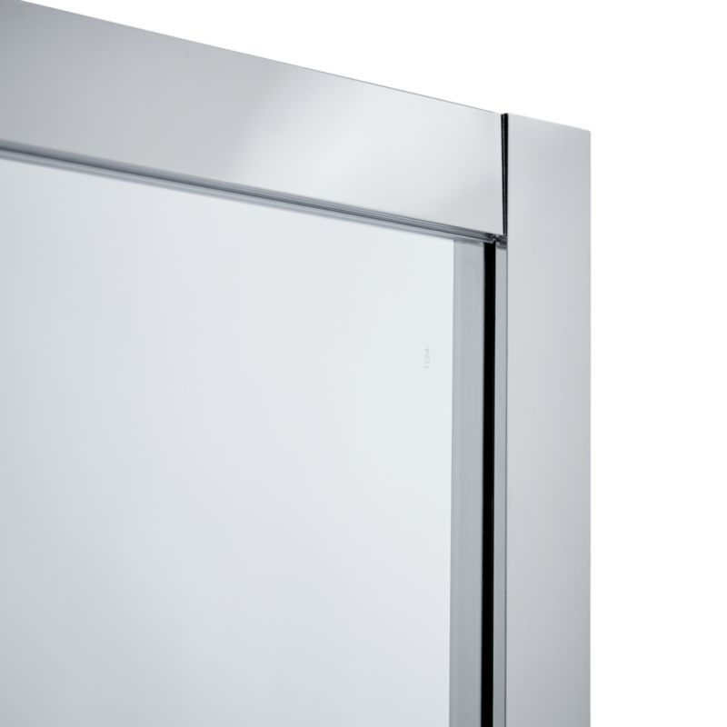 Drzwi prysznicowe przesuwne Zilia 120 x 200 cm inox/szkło transparentne
