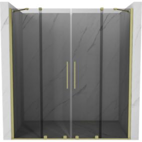 Drzwi prysznicowe rozsuwane Mexen Velar grafit 170 cm 1 szt.