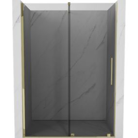 Drzwi prysznicowe rozsuwane Mexen Velar grafitowe 140 cm 1 szt.