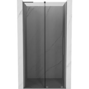 Drzwi prysznicowe rozsuwane Mexen Velar L grafit gun metal 90 cm 1 szt.