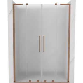Drzwi prysznicowe rozsuwane Mexen Velar L szron 160x200 1 szt.