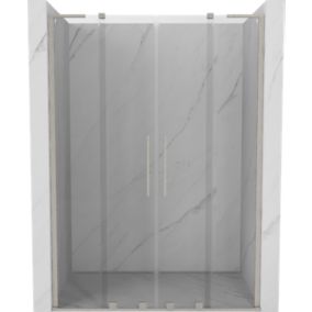 Drzwi prysznicowe rozsuwane Mexen Velar L transparent nikiel 140x200 cm 1 szt.