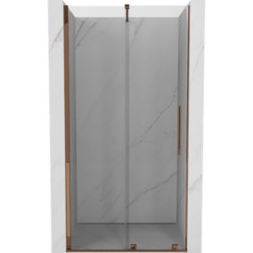 Drzwi prysznicowe rozsuwane Mexen Velar różowe złoto 90x200 cm 1 szt.