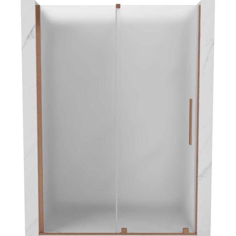 Drzwi prysznicowe rozsuwane Mexen Velar szron 130x200 cm 1 szt.