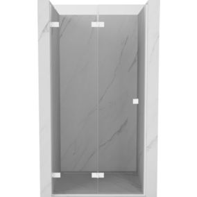 Drzwi prysznicowe składane Mexen Lunar-F białe 80x200 cm 836-080-000-20-00-L 1 szt.