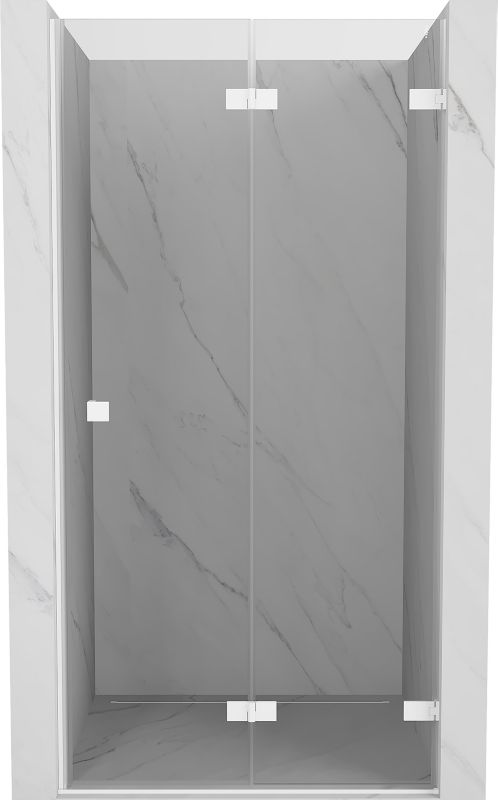 Drzwi prysznicowe składane Mexen Lunar-F białe 80x200 cm 836-080-000-20-00-P 1 szt.