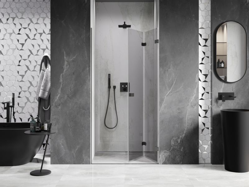 Drzwi prysznicowe składane Mexen Lunar-F gun metal 80x200 cm 836-080-000-95-00-P 1 szt.