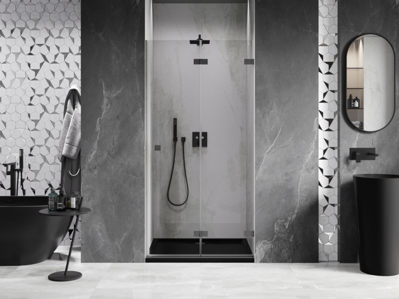 Drzwi prysznicowe składane Mexen Lunar-F gun metal 80x200 cm 836-080-000-95-00-P 1 szt.