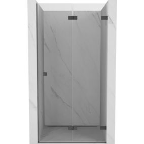Drzwi prysznicowe składane Mexen Lunar-F transparent gun gray 80x200 cm 836-080-000-66-00-P 1 szt.