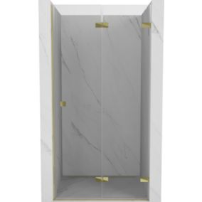 Drzwi prysznicowe składane Mexen Lunar-F złote 65x200 cm 836-065-000-50-00-P 1 szt.