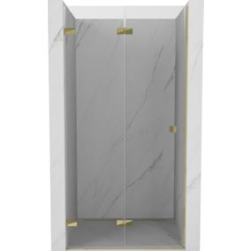 Drzwi prysznicowe składane Mexen Lunar-F złote 90x200 cm 836-090-000-50-00-L 1 szt.