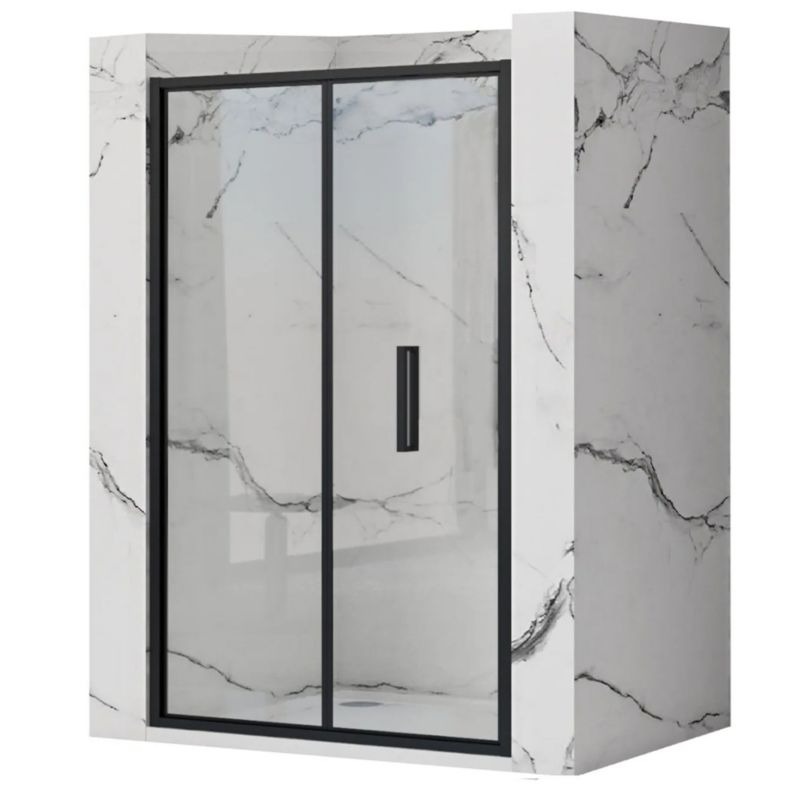 Drzwi Prysznicowe Składane Rea Rapid Fold 90 Czarny 2,5X90X190Cm 1 Szt