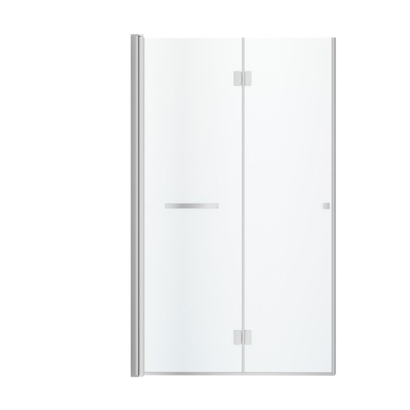 Drzwi prysznicowe składane GoodHome Beloya 120 cm chrom/transparentne