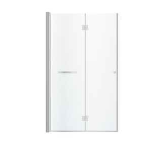 Drzwi prysznicowe składane GoodHome Beloya 120 cm chrom/transparentne