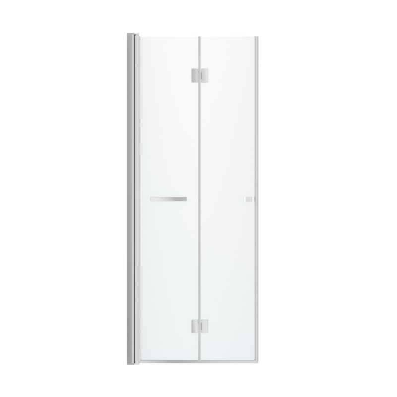 Drzwi prysznicowe składane GoodHome Beloya 80 cm chrom/transparentne