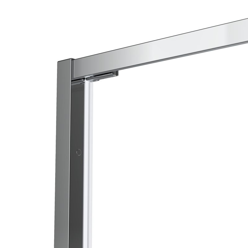 Drzwi prysznicowe składane GoodHome Maza 100 cm chrom/transparentne