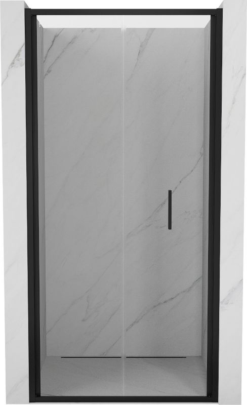 Drzwi prysznicowe skladane Mexen Exo czarne 60x200 cm 1 szt.