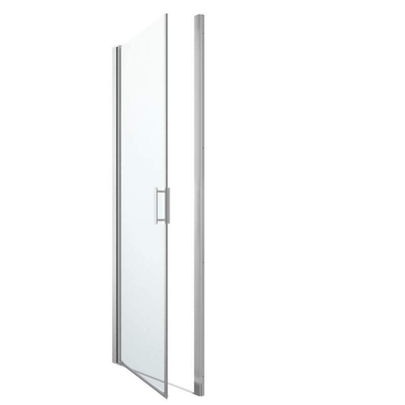 Drzwi prysznicowe uchylne GoodHome Beloya 80 cm chrom/transparentne