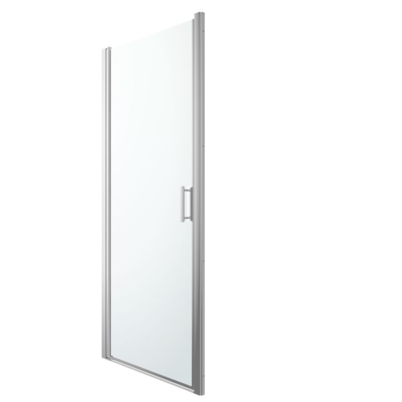 Drzwi prysznicowe uchylne GoodHome Beloya 90 cm chrom/transparentne