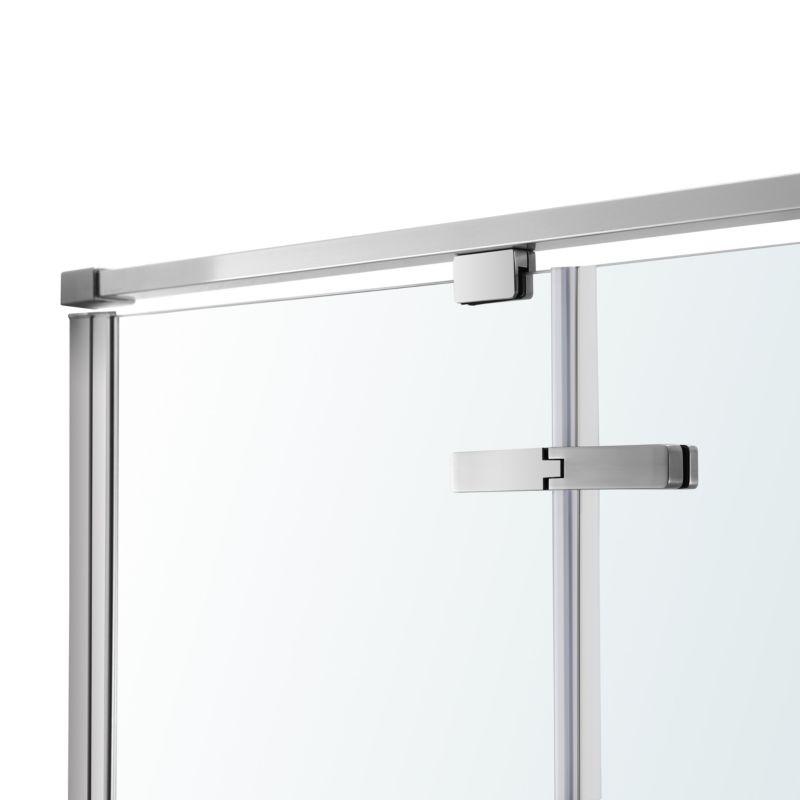 Drzwi prysznicowe uchylne GoodHome Ezili 90 cm chrom/transparentne