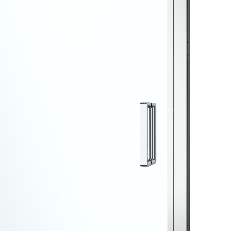 Drzwi prysznicowe uchylne GoodHome Ledava 80 cm chrom/transparentne
