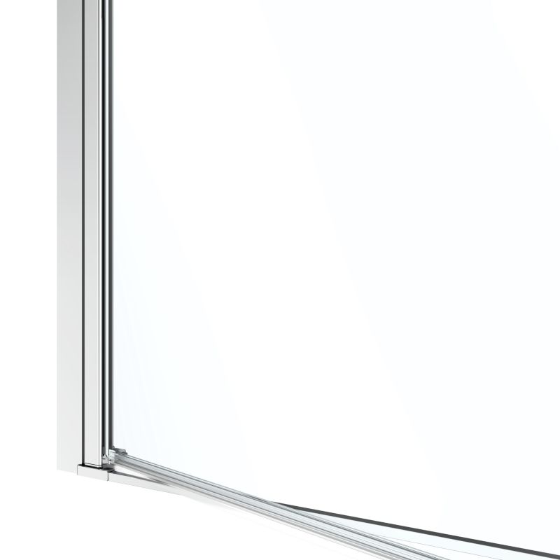 Drzwi prysznicowe uchylne GoodHome Ledava 80 cm chrom/transparentne