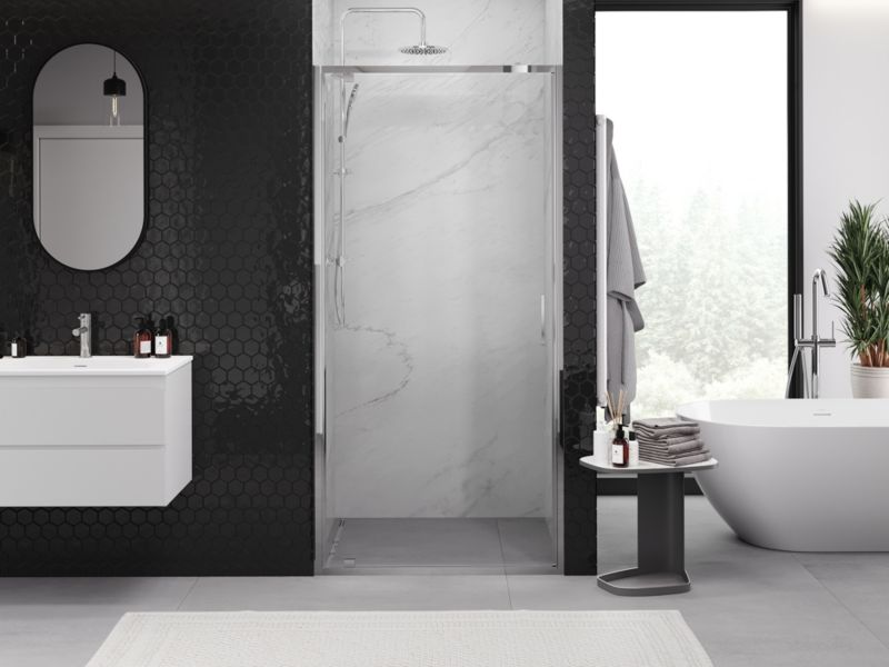 Drzwi prysznicowe uchylne Mexen Exo transparent 75x200 cm 1 szt.