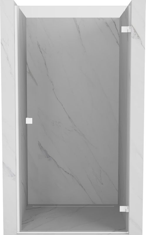 Drzwi prysznicowe uchylne Mexen Lunar-B białe 95x200 cm 1 szt.