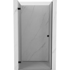 Drzwi prysznicowe uchylne Mexen Lunar-B czarne 90x200 cm 832-090-000-70-00-L 1 szt.