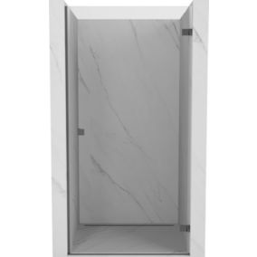 Drzwi prysznicowe uchylne Mexen Lunar-B gun gray 90x200 cm 1 szt.