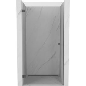 Drzwi prysznicowe uchylne Mexen Lunar-B gun metal 70x200 cm 1 szt.
