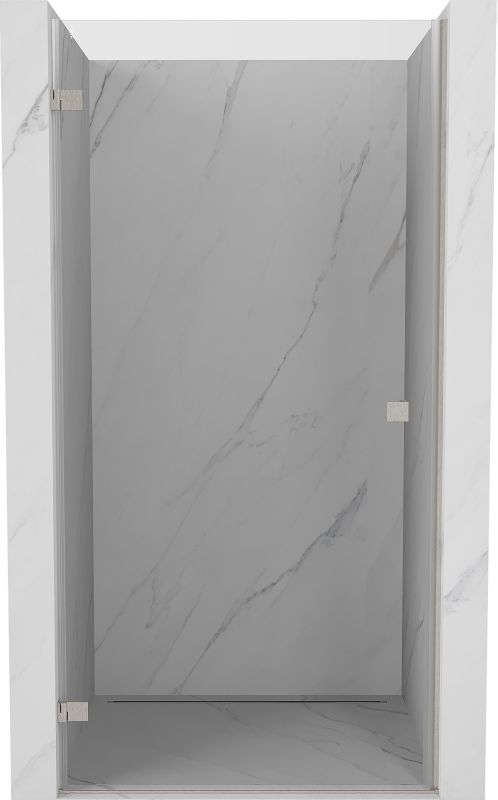 Drzwi prysznicowe uchylne Mexen Lunar-B nikiel szczotkowany 65x200 cm 1 szt.