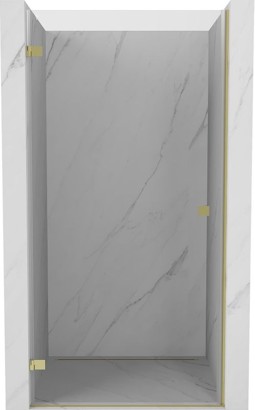 Drzwi prysznicowe uchylne Mexen Lunar-B złote 60x200 cm 1 szt.