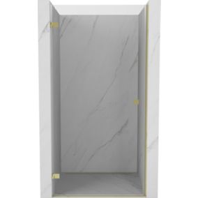 Drzwi prysznicowe uchylne Mexen Lunar-B złote 60x200 cm 1 szt.