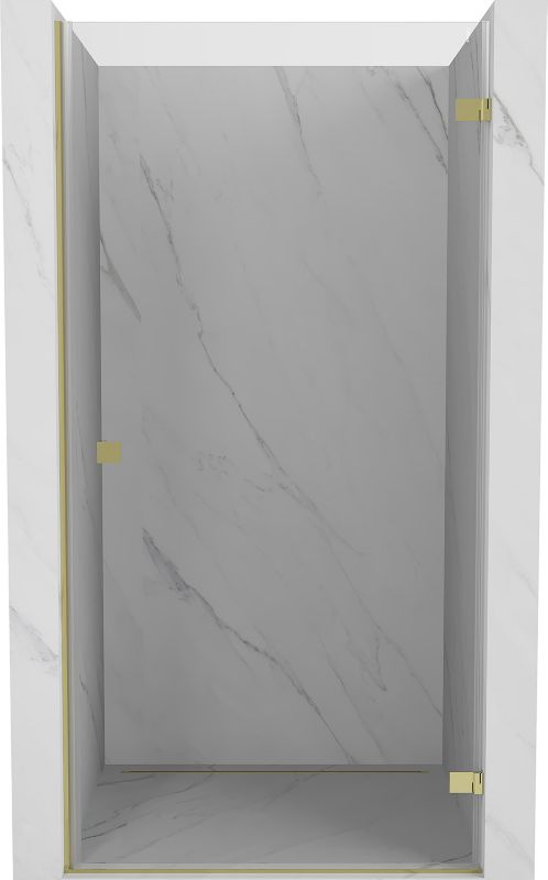 Drzwi prysznicowe uchylne Mexen Lunar-B złote 70x200 cm 1 szt.