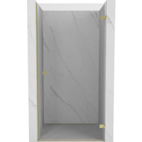 Drzwi prysznicowe uchylne Mexen Lunar-B złote 70x200 cm 1 szt.