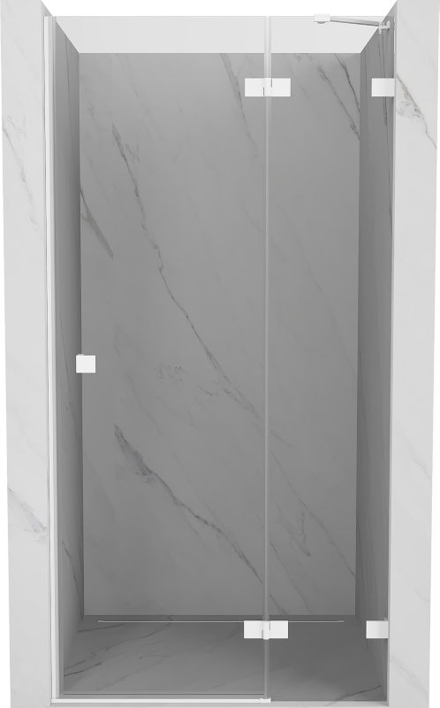 Drzwi prysznicowe uchylne Mexen Lunar białe 105x200 cm 834-105-000-20-00-P 1 szt.